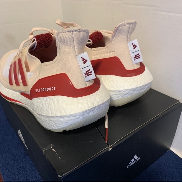 Adidas UltraBoost 21 GX7970 NCAA Pack - Indiana IU Basketball Shoes - Size 13 main image 6
